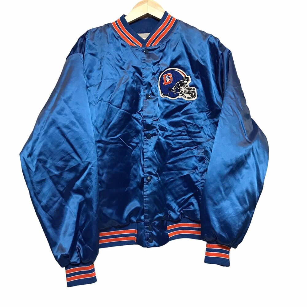 Vintage 1991 Locker Line XXL Denver Broncos Starter Style‎ Spellout Jacket